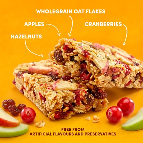 Jordans Frusli Cranberry & Apple Chewy Cereal Bars
