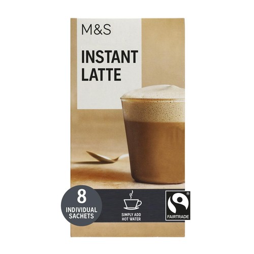 M&S 8 Instant Latte Sachets