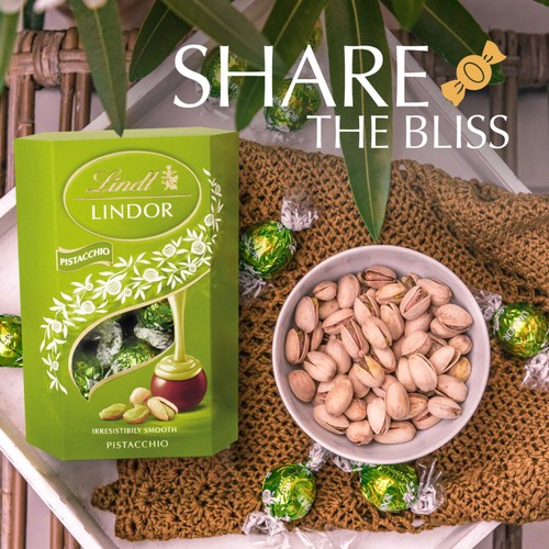 Lindt Lindor Pistachio Chocolate Truffles Box