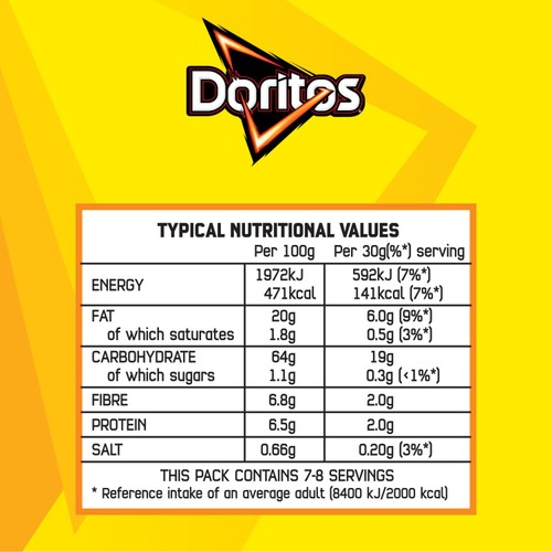 Doritos Dip or Load Salted Tortilla Chips Sharing Crisps