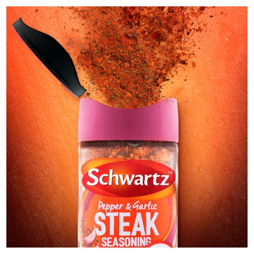 Schwartz Pepper & Garlic Steak Seasoning Jar