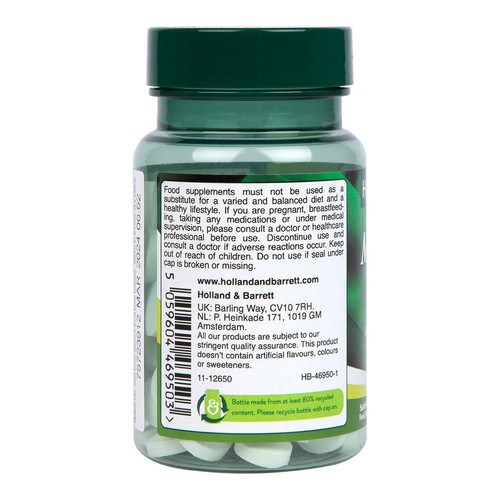 Holland & Barrett Magnesium 266mg & Zinc