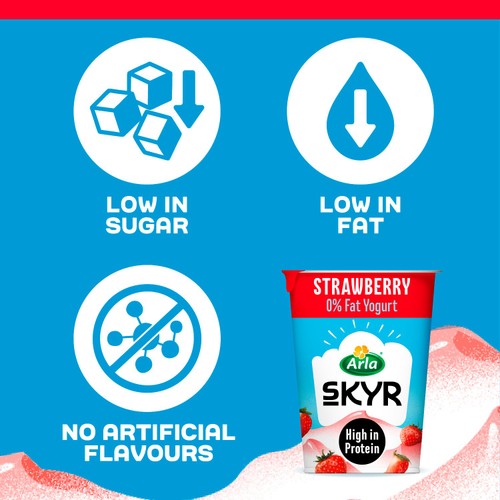 Arla Skyr Strawberry Icelandic Style Yogurt