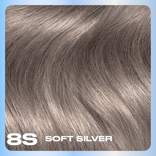 Clairol Nice'n Easy Creme Permanent Hair Dye 8S Soft Silver