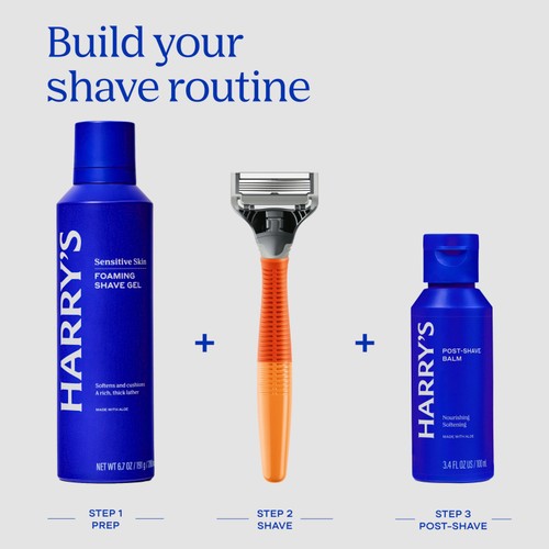 Harry's Razor and 10 Blades Indigo Set