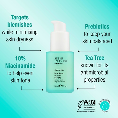 Super Facialist Clear Skin Breakout Buster Serum