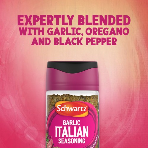 Schwartz Garlic Italian Seasoning Jar
