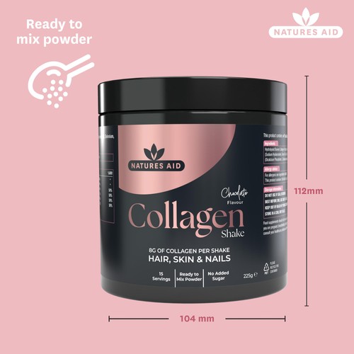 Natures Aid Collagen Chocolate Shake