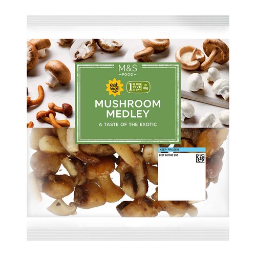 Cook With M&S Mushroom Medley Frozen