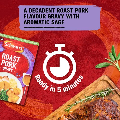 Schwartz Pork & Sage Gravy Sachet