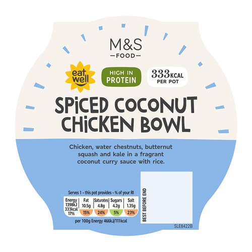 M&S Count On Us Coconut Chicken Bowl