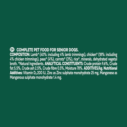 Natures Menu Senior Lamb with Chicken, Veg & Rice Dog Food