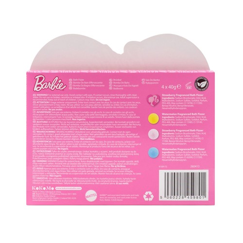 Barbie Bath Fizzer Set 4pc