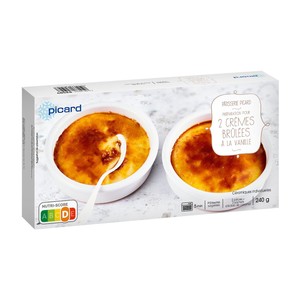 Picard 2 Vanilla Creme Brulees