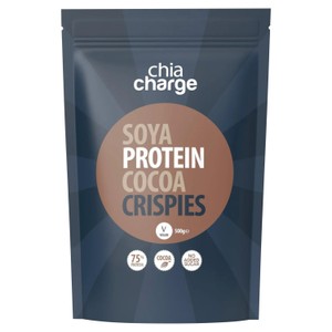 Chia Charge Cocoa Soya 75% Protein Crispies (500g)
