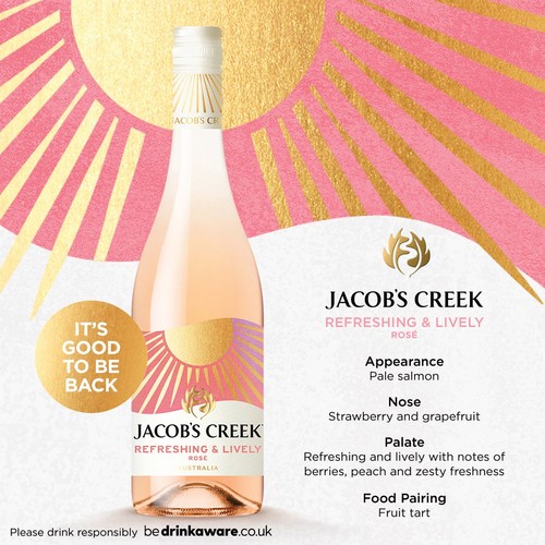Jacob's Creek Refreshing & Lively Rose Wine