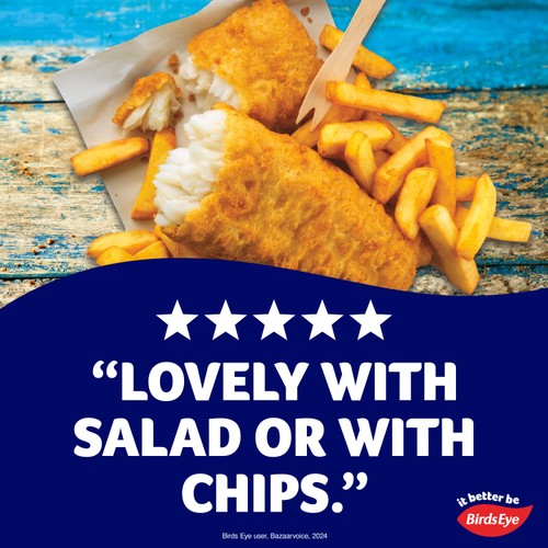 Birds Eye 2 MSC Jumbo Battered Fish Fillets