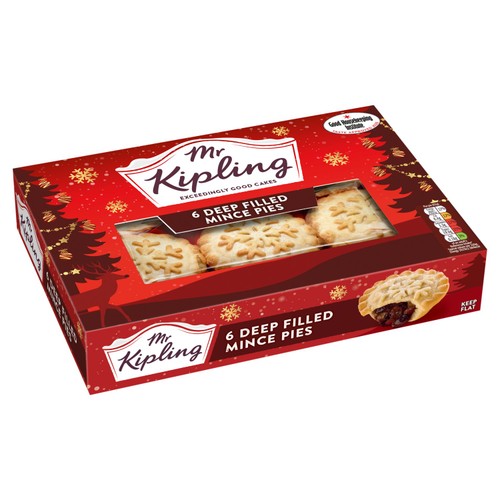 Mr Kipling Snowflake Mince Pies