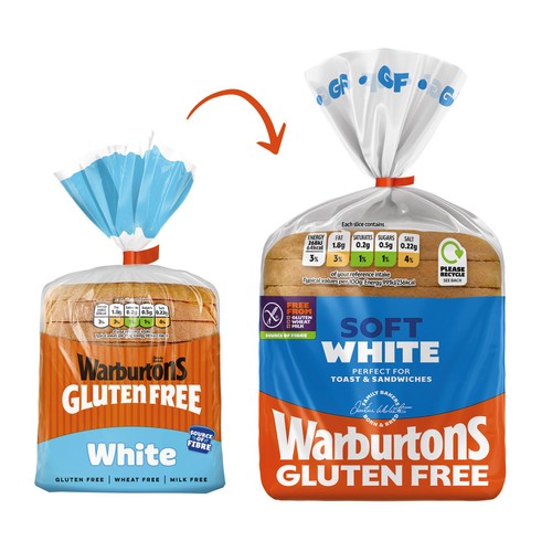 Warburtons Gluten Free White Square Rolls