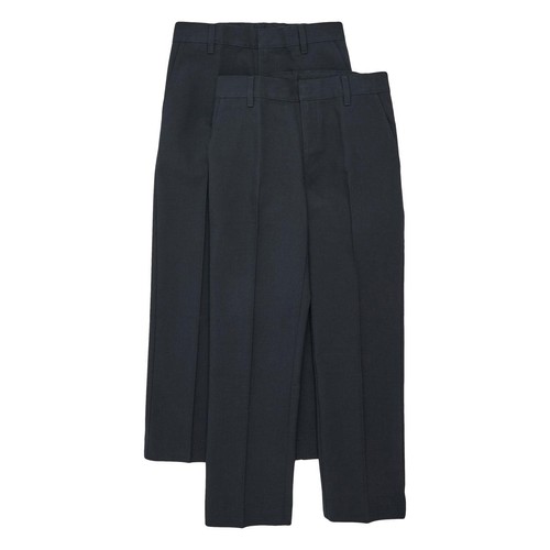 M&S Boys, Slim Leg School Trousers, 10-11 Years, Navy