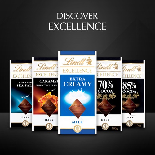Lindt Excellence Caramel & Sea Salt Milk Chocolate Bar