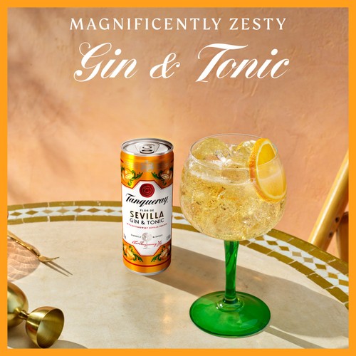 Tanqueray Flor De Sevilla Gin & Tonic Ready to Drink Can