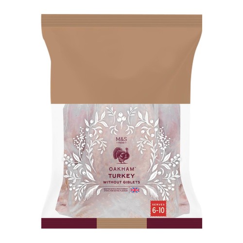 M&S Oakham Whole Turkey without Giblets