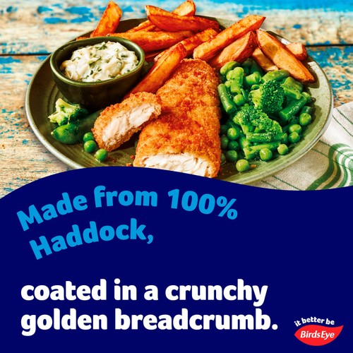 Birds Eye 4 MSC Breaded Haddock Fish Fillets