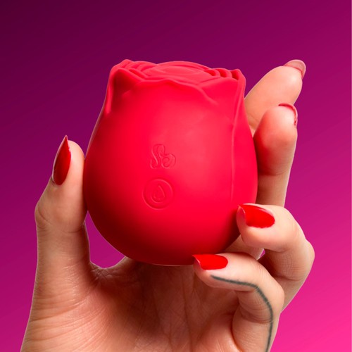 So Divine Date Night Rechargeable Rose Pulsating Clitoral Stimulator