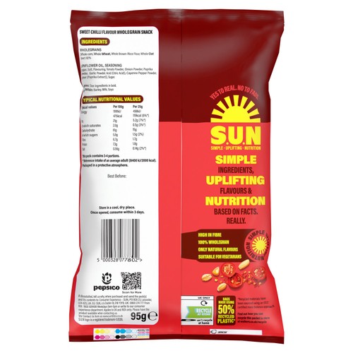 SUN Bites Sweet Chilli Sharing Bag Crisps