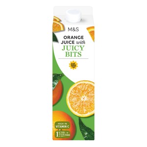 100% Freshly Squeezed Orange Juice with Bits