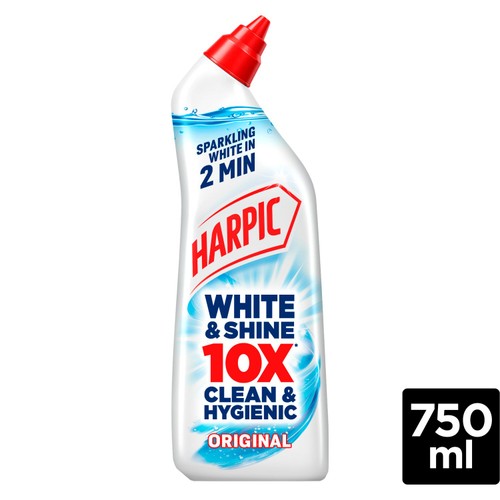 Harpic White & Shine Bleach Original Toilet Cleaner Gel 