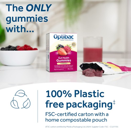 Optibac Probiotics Gut Health Gummies -  30 Gummies