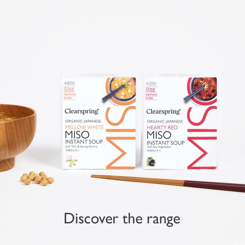 Clearspring Organic Japanese Instant Miso Soup with Sea Vegetables