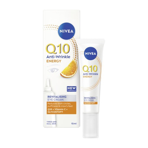 NIVEA Q10 Vitamin C Eye Cream, Anti-Wrinkle + Energy