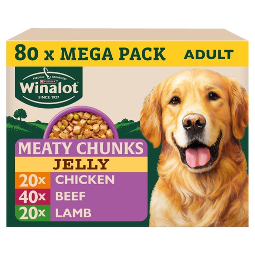 Winalot Meaty Chunks Mixed in Jelly Wet Dog Foody