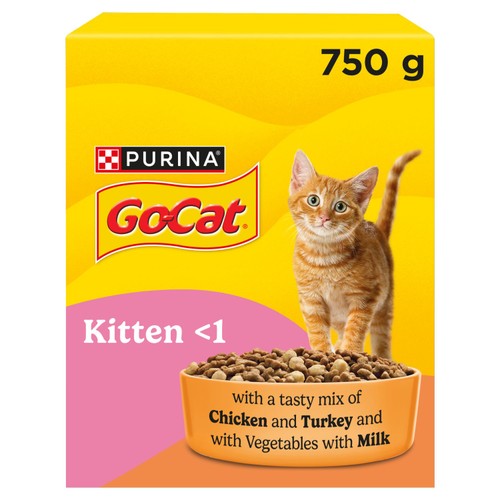 Go-Cat Kitten Chicken Turkey and Milk Dry Cat Food