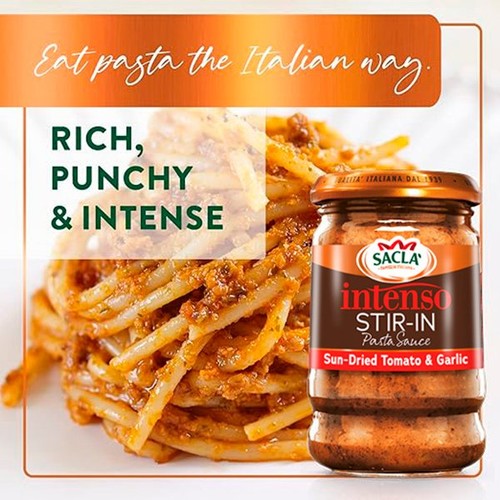 Sacla' Intenso Tomato & Garlic Pasta Sauce