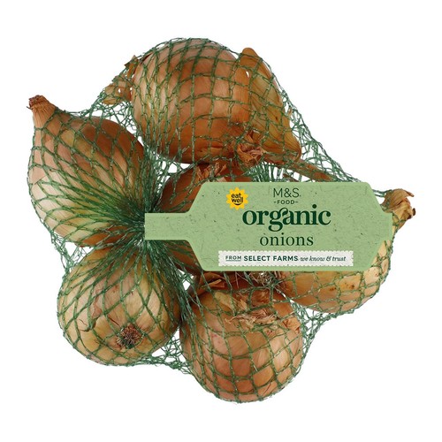 M&S Organic Brown Onions