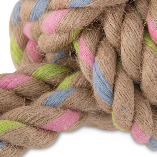 Beco Pets Hemp Ball on Hoop Dog Toy, Large