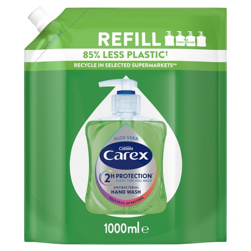 Carex Aloe Vera Antibacterial Handwash Refill