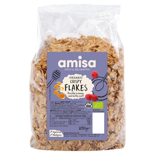 Amisa Organic Crispy Spelt Flakes