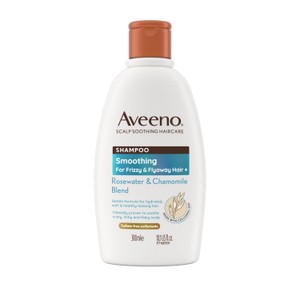 Aveeno Smoothing Rosewater & Chamomile Shampoo for Frizzy Flyaway Hair 