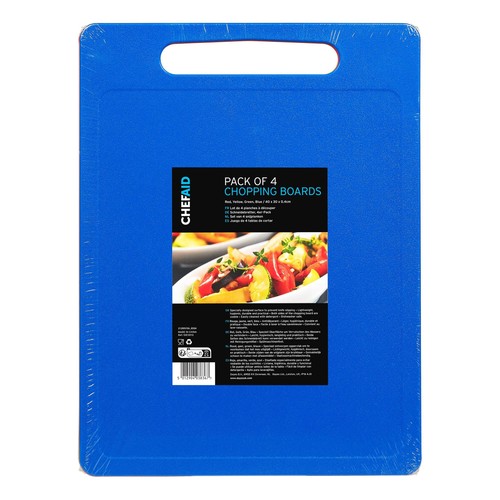 Chef Aid Large Multi-colour Chopping Board Set