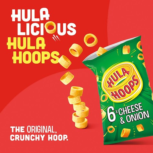 Hula Hoops Cheese & Onion Multipack Crisps