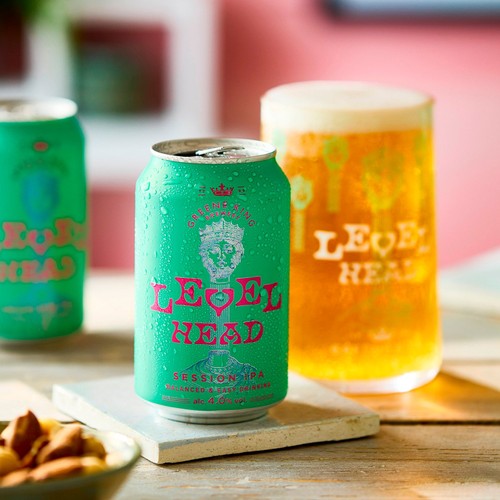 Greene King Level Head Session IPA Craft Beer Cans 4.0%