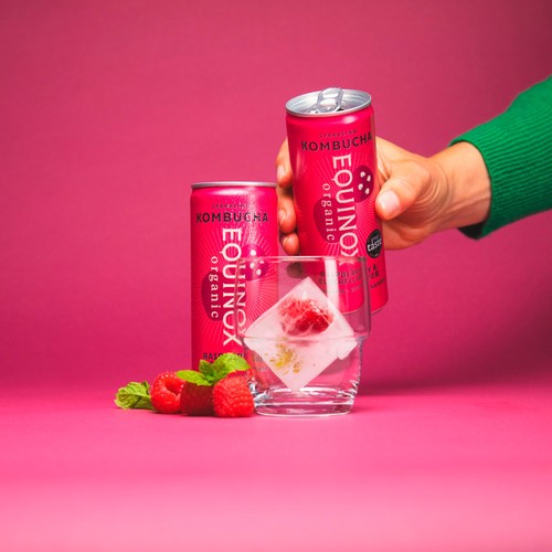 Equinox Organic Raspberry & Elderflower Kombucha