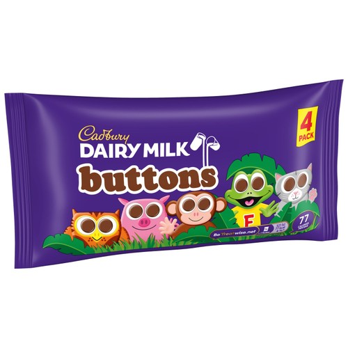 Cadbury Dairy Milk Chocolate Buttons Treatsize Bags