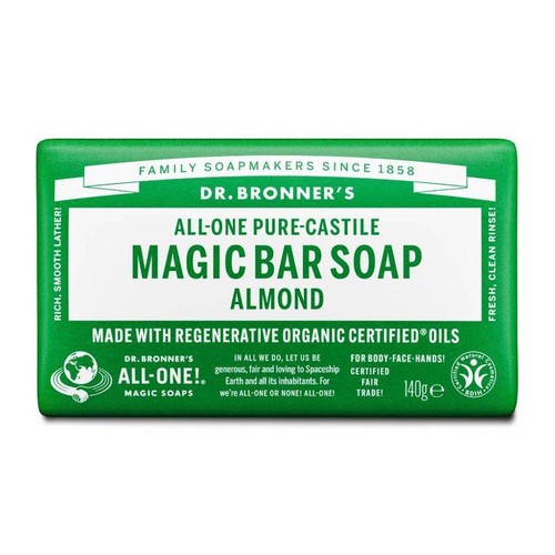 Dr. Bronner's Almond Organic Multi-Purpose Soap Bar