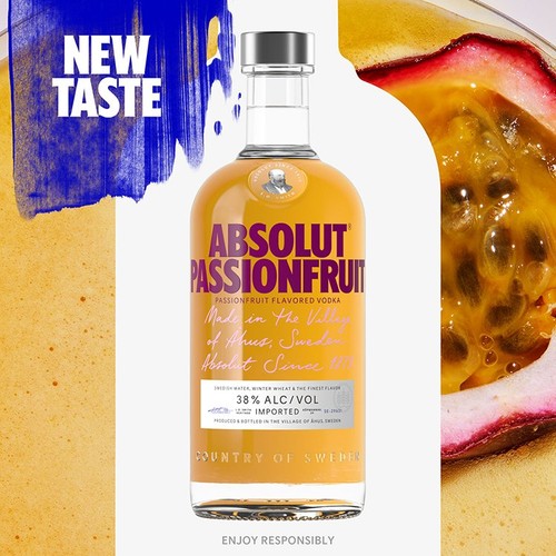 Absolut Passionfruit Flavoured Swedish Vodka